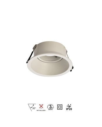 COMFORT GU10 * EMPOTRABLE REDONDO BLANCO